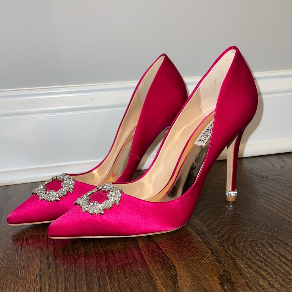 Badgley Mischka NWT Satin Shoes